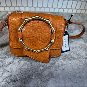 NWT Foley and Corrina leather mini bag. Inside zipper!